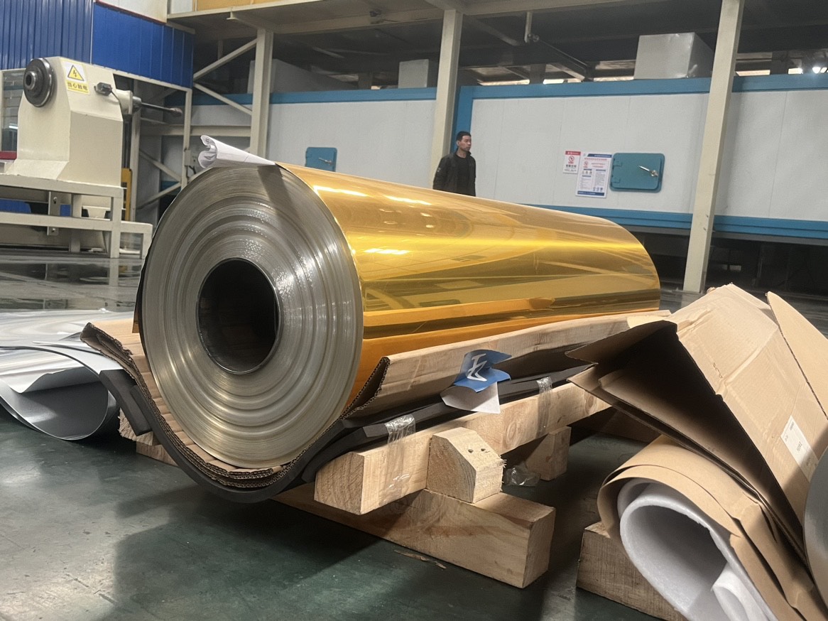 Mirror color aluminum coil