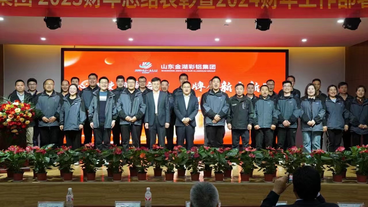 Jinhu Color Aluminum Group Successfully Holds the 2023 Financial Year Summary and Commendation Conference