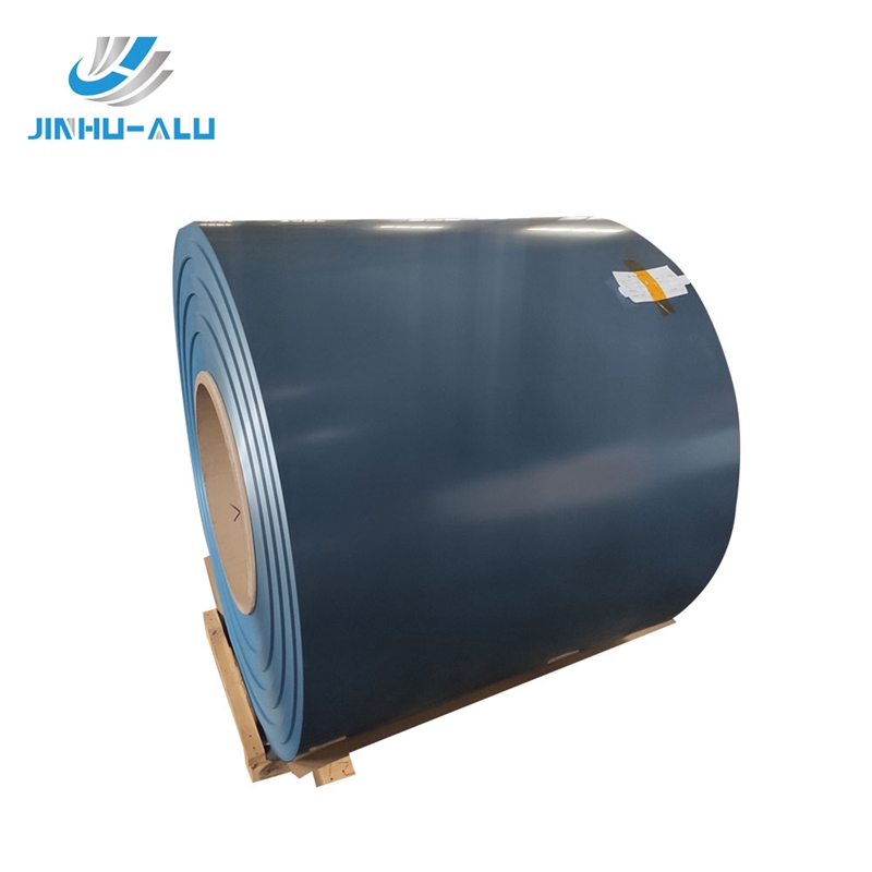 Brush color aluminum coil