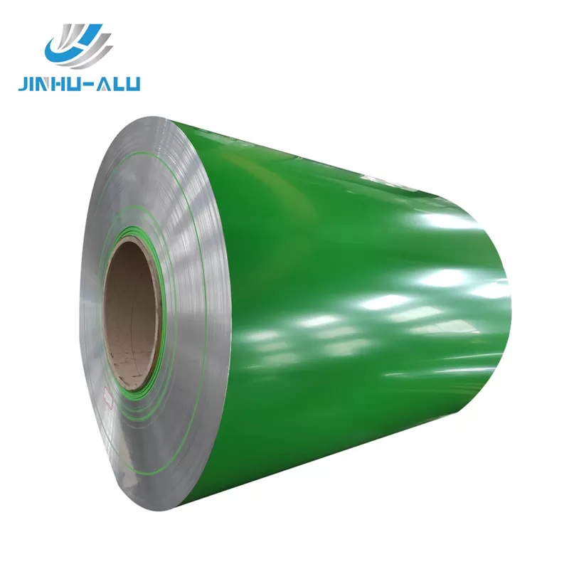 Brush color aluminum coil