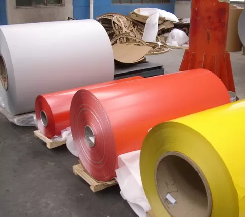 Jinhu color aluminum coil Start work,