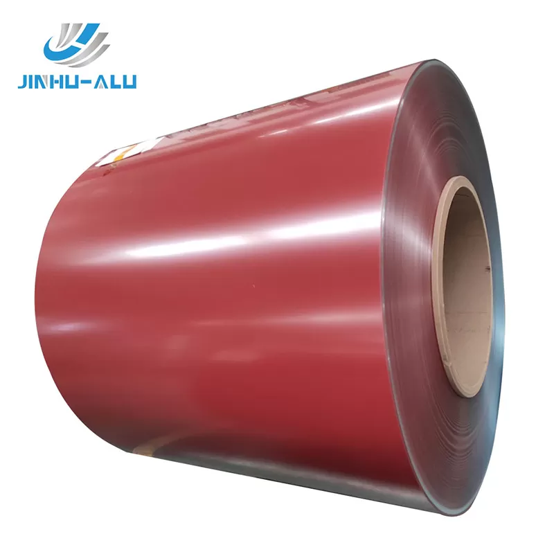 Red Color Aluminum Coil For Embossing Materials