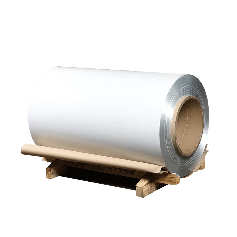 white color painted aluminum coil